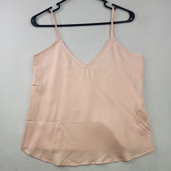 Ettitude Bamboo Cloud Pink Sateen Cami Adjust Strap Matching Storage Pouch Small - Picture 3 of 11